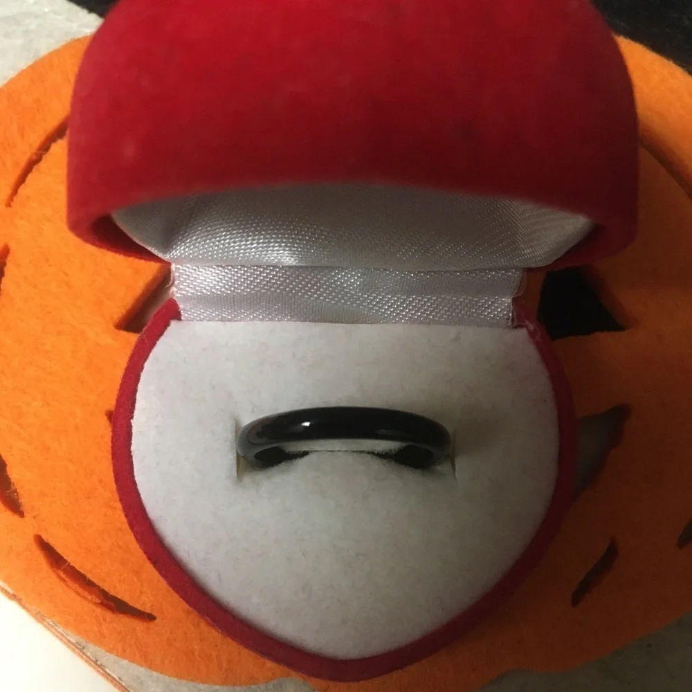 Genuine Black Onyx Ring 1 Band